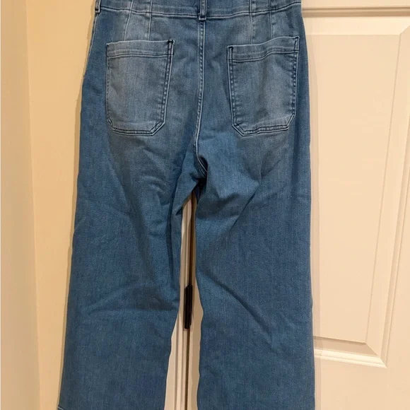 Maeve The Colette Denim High-Rise Cropped Wide-Leg Jeans - Picture 3 of 4